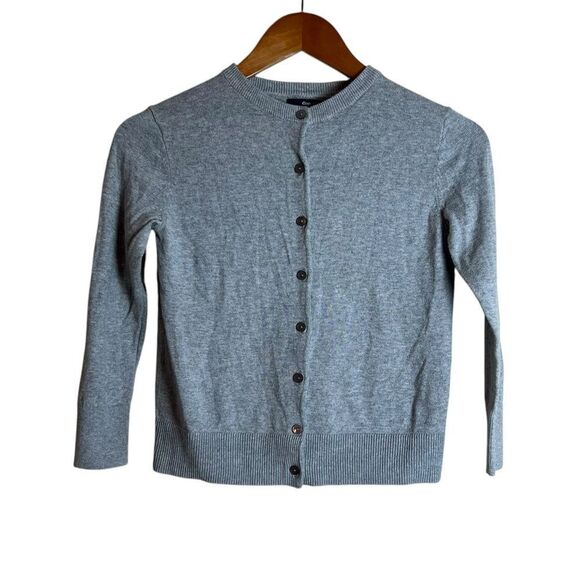 3 for $30! Gap 100% cotton grey cardigan - Picture 1 of 7